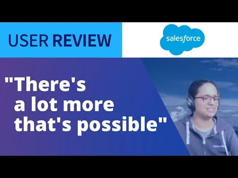 Thumbnail for User Review: SalesForce Stretches It's Capabilities For Individual Business Needs