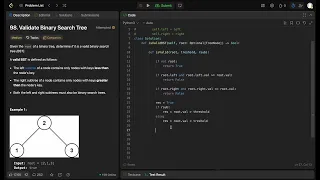 Leetcode 98 - Validate Binary Search Tree