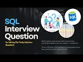 Data Analyst SQL Interview Question Identify Customers with Consecutive Seat Bookings SQL