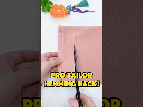 How to Hem Long Pants Like a Pro Tailor at Home!