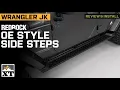 Jeep Wrangler JK RedRock Heavy Duty Steel OE Style Side Steps Review Install