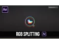 After Effects Tutorial RGB Splitting - Glitch Effect No Plugins