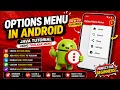ANDROID - TOOLBAR OVERFLOW MENU OPTIONS MENU TUTORIAL IN JAVA