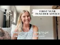 FIRST YEAR TEACHERS What you can do over summer some tips