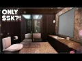 Building the CHEAPEST LUXURIOUS BATHROOM in Bloxburg