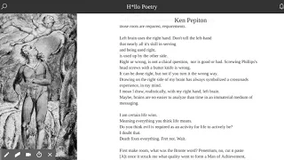 Ken Pepiton Poems - Hello Poetry