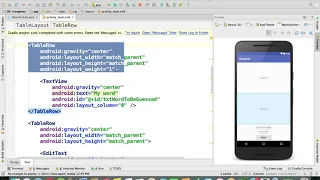 Java - Setup space occupied by each element Hangman Android App