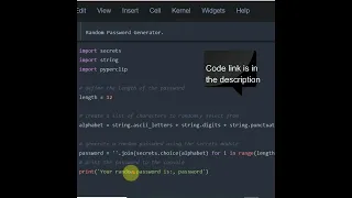 Python Tutorial How to Create a Random Password Generator