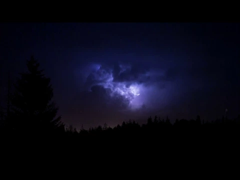 Download MP3 Heavy Thunderstorm Sounds | Relaxing Rain, Thunder & Lightning Ambience for Sleep | HD Nature Video