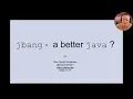 jbang a better Java