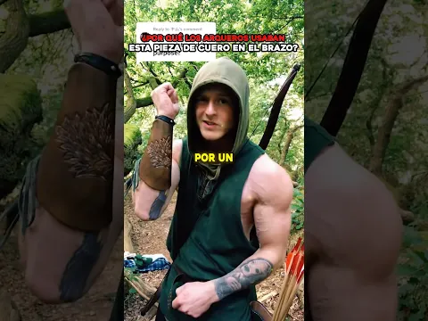 ¿Por qué los arqueros medievales usaban una pieza de cuero en el brazo? 🏹🛡️🤔 #historia