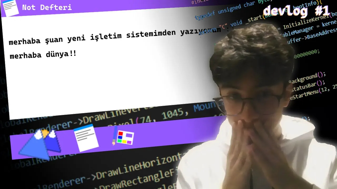 Kendi İşletim Sistemimi YAPTIM!