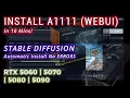 RTX 50 Series Install A1111 Webui Stable Diffusion Blackwell GPU 5070 5080 5090 CLIPTextEncode