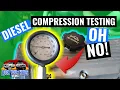 Diesel Compression Test or Leak Down Test Toyota Land Cruiser 1HZ 1 -T 1 FT 1 FTE
