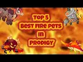 Prodigy Math Game Top 5 Best Fire Pets In Prodigy