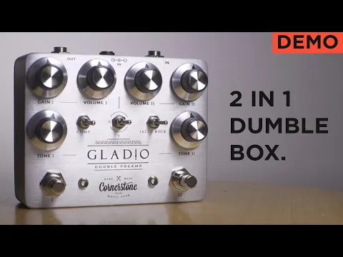 Cornerstone Gladio D-Style Double Preamp | Delicious Audio