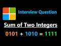 Sum of Two Integers - Leetcode 371