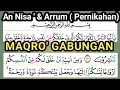 Download Lagu MAQRO’ PERNIKAHAN GABUNGAN SURAH AN NISA’ 1 \u0026 ARRUM 21