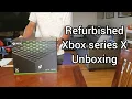 Unboxing Xbox series X refurbished from Walmart