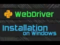 Selenium Webdriver Installation Python