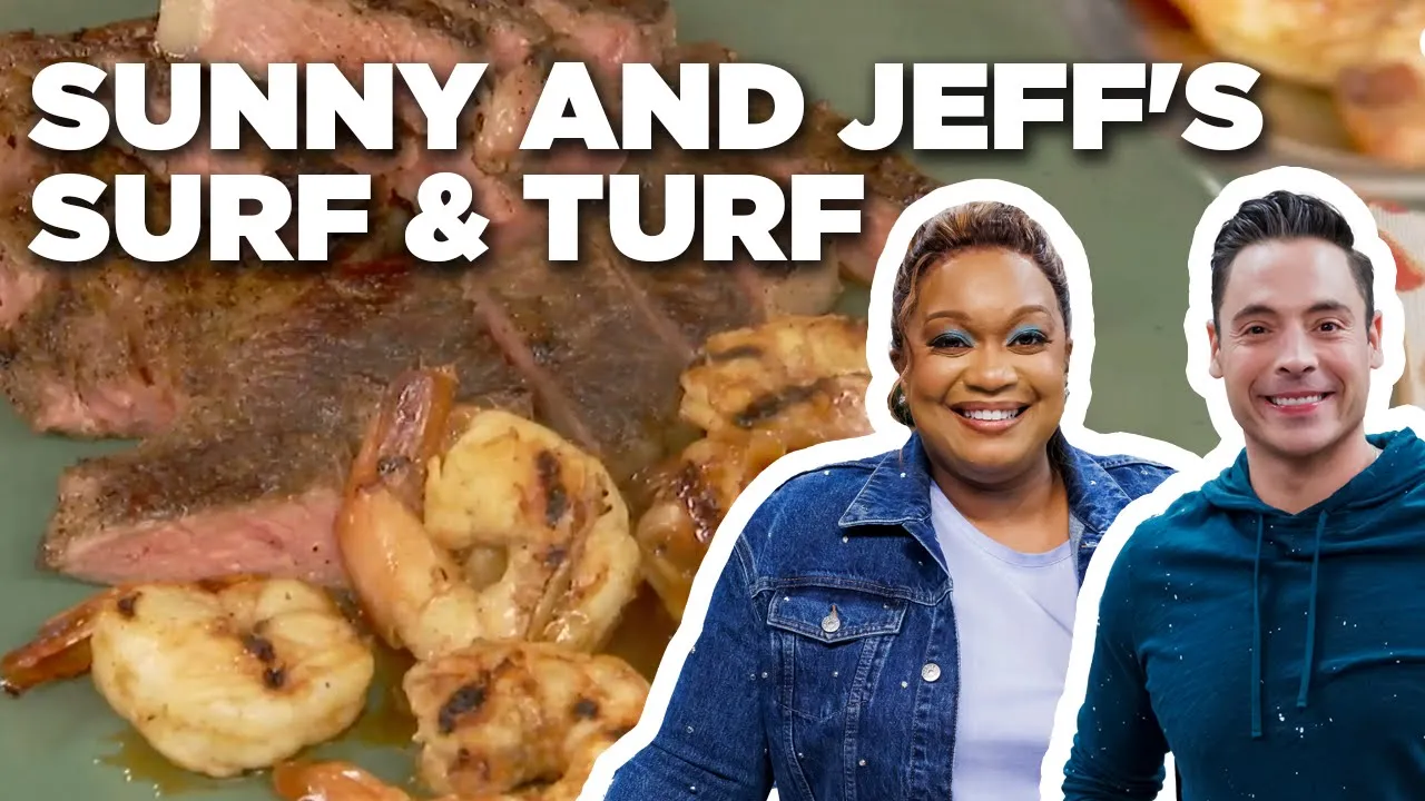 Sunny Anderson and Jeff Mauro