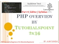 PHP Tutorial for Beginners 4 of Sublime Editor PHP Syllabus For Absolute Beginners
