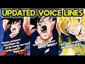 UPDATED VOICE LINES LR SSJ3 GOKU SSJ2 VEGETA STANDBY FINISH SKILLS Dragon Ball Z Dokkan Battle