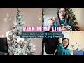 Decorating for Christmas mini lululemon haul sharing some big news Week in my Life Vlog