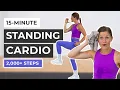 15-Minute Standing Cardio Workout 2 000 Steps No Repeats