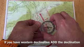 Wilderness Navigation Skills - Orientating a Map with a Compass