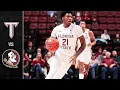 Troy vs Florida State ACC Men s Basketball Highlights 2022