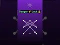 Download Lagu New Pattern Danger ⚡  Screen Lock Status #lock #smartphone #pattern #shorts #shobhitcsctech
