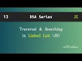 Linked List Traversal Searching in JavaScript DSA Explained with Example JDCodebase