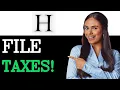 How To File Taxes For Free On H R Block Online Latest Guide 2025