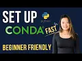 Set up Conda virtual environment for data science projects step by step guide