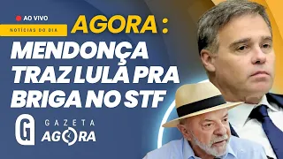 AO VIVO🔴Mendonça encurrala o Planalto e força Lula a decidir se salva a cúpula da PF | GAZETA AGORA