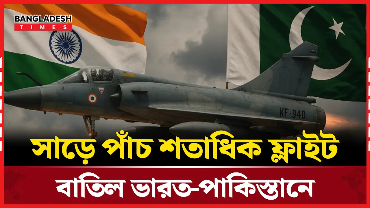 বাতিল হলো ভারত-পা/কি''স্তা/নের সাড়ে পাঁচ শতাধিক ফ্লাইট