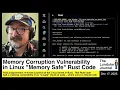 Memory Corruption Vulnerability in Linux Memory Safe Rust Code