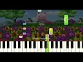 Gabby's Dollhouse The Magic of the Garden Piano Tutorial