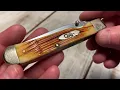 2012 Case XX trapper lock model 6154LC USA bone handle pocket knife with clip great EDC