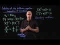 Diffusion equation separation of variables Lecture 53 Differential Equations for Engineers