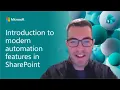 Introduction to modern automation features in SharePoint
