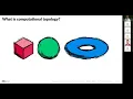 Topological Data Analysis for Machine Learning I Algebraic Topology