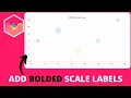 How to Make X and Y Scale Labels Bold in Bubble Chart in Chart JS