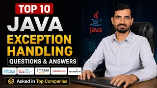 Top 10 Java Exception Handling Interview Questions Answers TCS Infosys Amazon Accenture