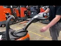 Toyota End Controlled Rider Pallet Jack Walk Around