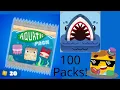 CRAZY 100X BLOOKET AQUATIC PACK OPENING