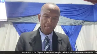 | Réunion de prière Mercredi soir 07 Octobre 2026| Sermon :  Fr. Andre Pierre Charles DESSAINT||