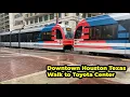 Downtown Houston Walk to Toyota Center