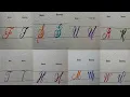 A-Z Uppercase Basic Bouncy Calligraphy Tutorial